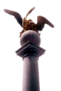 Monument recognizing the 1848 "miracle of the seagulls"
